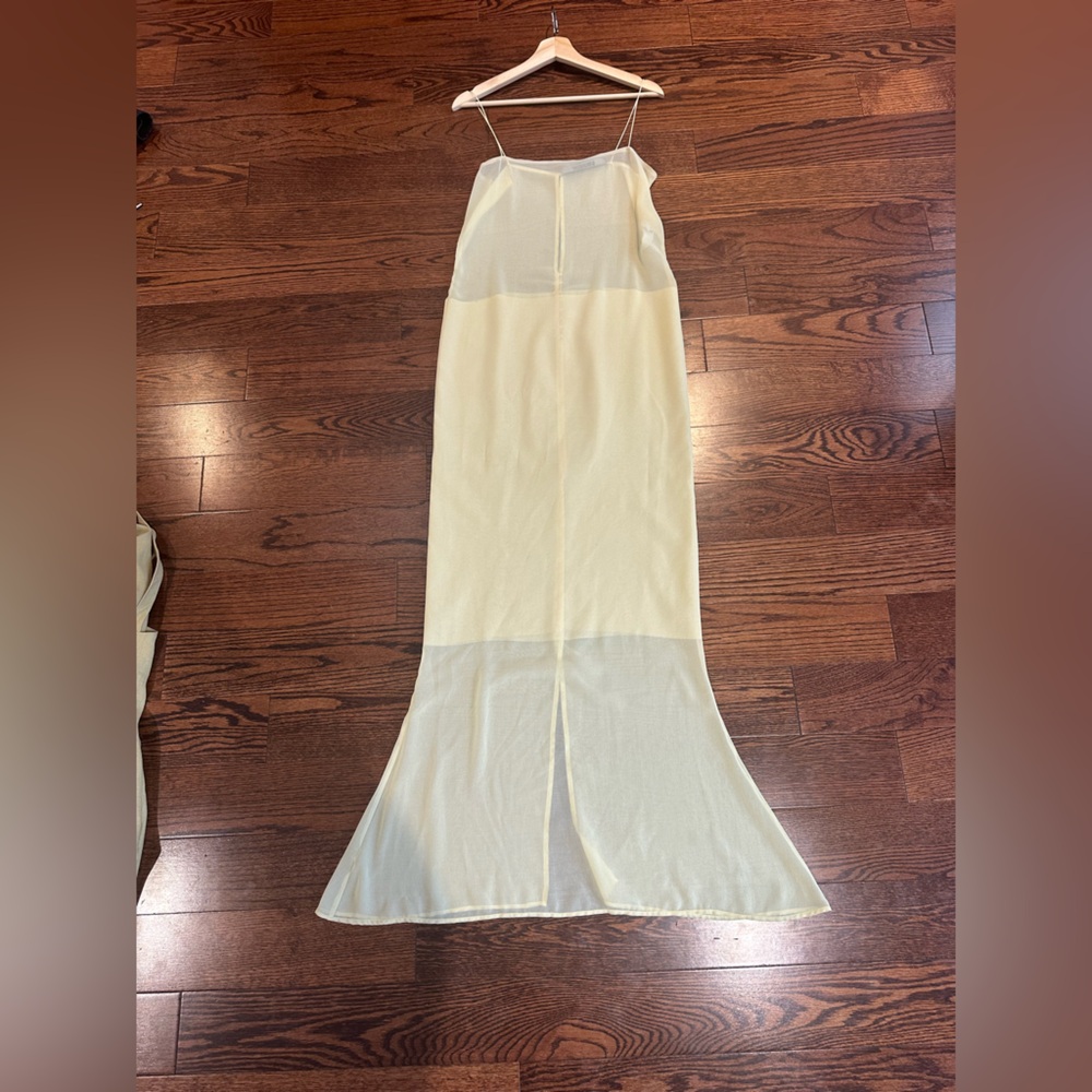 JACQUEMUS La Robe Brezza Sheer Maxi Dress - Size FR38 (US6) - Picture 6 of 8